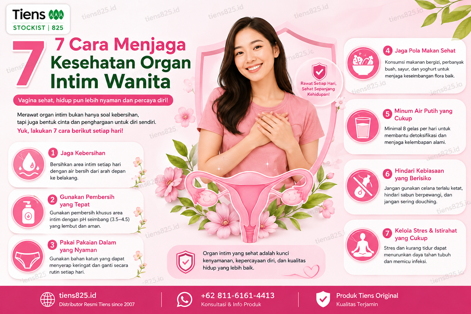 Wanita menjaga kesehatan organ intim dengan kebiasaan sehat sehari-hari